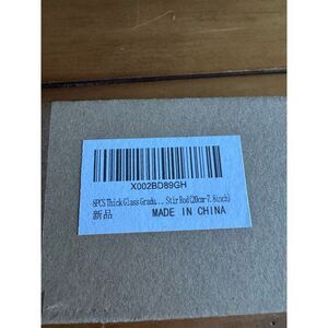 8-Piece Thick Glass Stir‎ Rod Set with Cleaning Brushes - 8 Inch